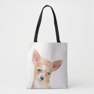 Chihuahua-Malerei - Niedliche Original-Hundkunst Tasche