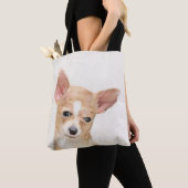 Chihuahua-Malerei - Niedliche Original-Hundkunst Tasche (Von Nahem)
