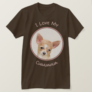 Chihuahua-Malerei - Süße originelle Hundekunst T-Shirt