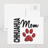 Chihuahua Mama 2 Postkarte (Vorne/Hinten)
