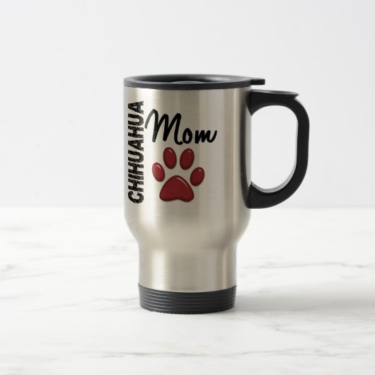 Chihuahua-Mama 2 Reisebecher (Rechts)