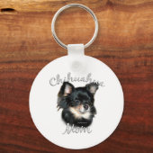 Chihuahua Mama 2 Schlüsselanhänger (Vorderseite)