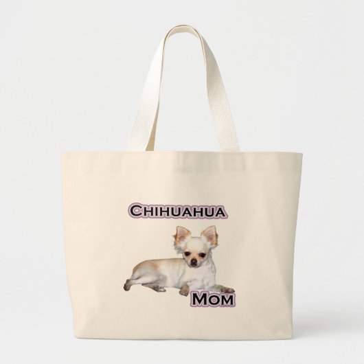 Chihuahua-Mama 4 Jumbo Stoffbeutel (Vorne)