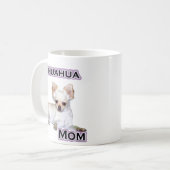 Chihuahua-Mama 4 Kaffeetasse (Vorderseite Links)