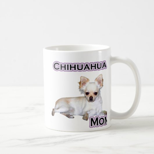 Chihuahua-Mama 4 Kaffeetasse (Rechts)