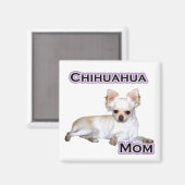 Chihuahua Mama 4 - Magnet (Vorderseite/Rückseite)