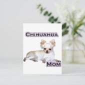 Chihuahua-Mama 4 Postkarte (Stehend Vorderseite)