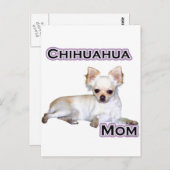 Chihuahua-Mama 4 Postkarte (Vorne/Hinten)