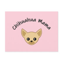 Chihuahua-Mama-Ansichtskarte