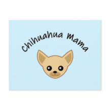 Chihuahua-Mama-Ansichtskarte