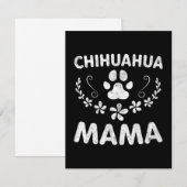 Chihuahua Mama Dankeskarte (Vorne/Hinten)