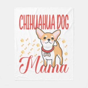 Chihuahua-Mama Fleecedecke