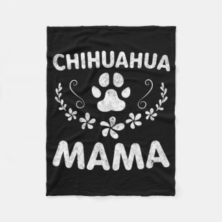 Chihuahua Mama Fleecedecke