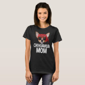 Chihuahua Mama für Frauen Chihuahua Kinder T-Shirt (Vorne ganz)