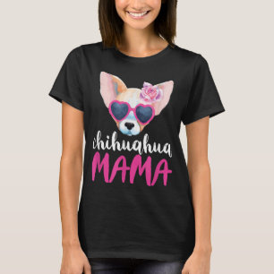 Chihuahua Mama für Frauengeschenk Chihuahua-Mama T-Shirt