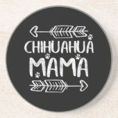 Chihuahua Mama Getränkeuntersetzer (Vorne)