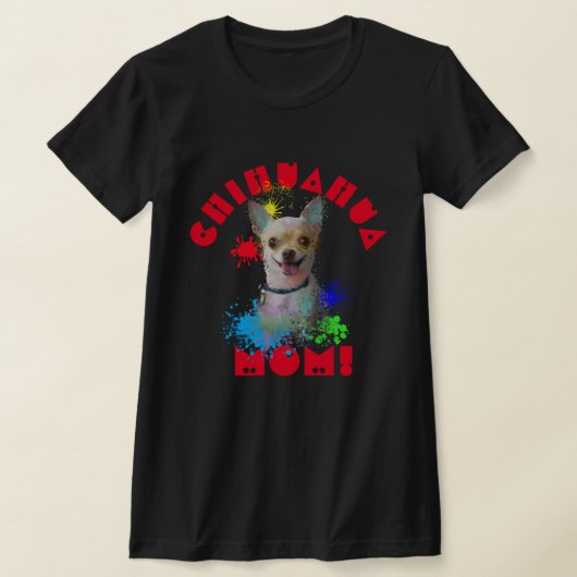 Chihuahua Mama Hund Beste Hunde Mama je T-Shirt (Ablage )