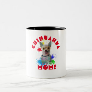 Chihuahua Mama Hund Beste Hunde Mama je Zweifarbige Tasse