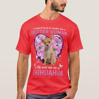 Chihuahua Mama Hund Mama Hunde Eigentümer glücklic T-Shirt