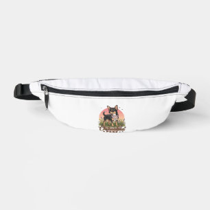 Chihuahua Mama Hund Rosa Blumenbandana_1 Bauchtasche