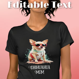 Chihuahua Mama Hunde Sonnenbrille T-Shirt