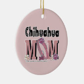 Chihuahua MAMA Keramikornament (Rechts)