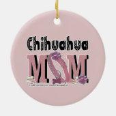 Chihuahua MAMA Keramikornament (Hinten)