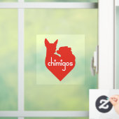 Chihuahua Mama Liebe Herz Chimigos Logo Car Fensteraufkleber (Zuhause)