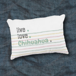 Chihuahua Mama Live Liebe Akzent Pillow Dekokissen