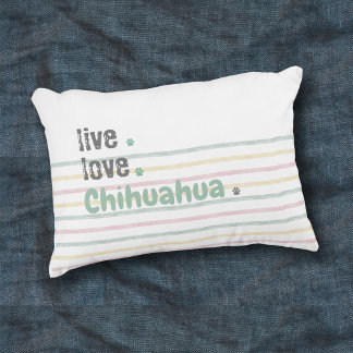 Chihuahua Mama Live Liebe Akzent Pillow Dekokissen