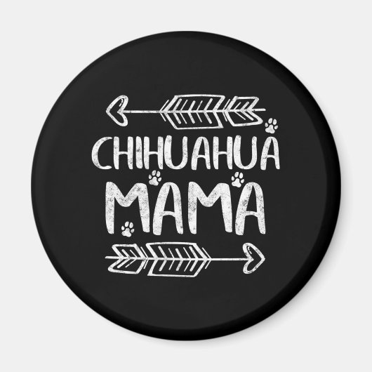 Chihuahua Mama Magnet (Vorne)