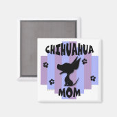 Chihuahua Mama Magnet (Vorderseite/Rückseite)