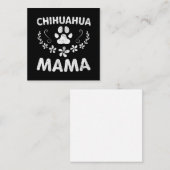 Chihuahua Mama Mitteilungskarte (Vorne/Hinten)