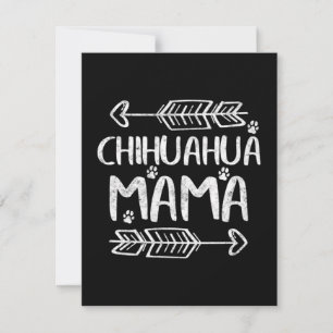 Chihuahua Mama Mitteilungskarte