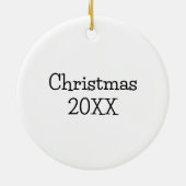 Chihuahua-Mama | Niedlicher Hund Keramik Ornament (Hinten)