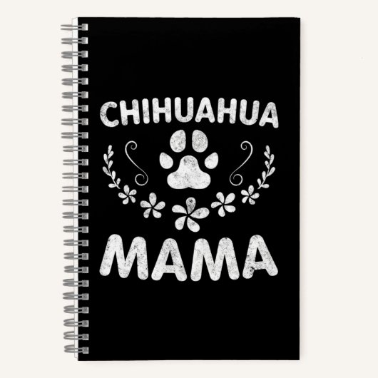 Chihuahua Mama Notizblock (Vorderseite)