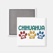 CHIHUAHUA Mama Paw Print 1 Magnet (Vorderseite/Rückseite)