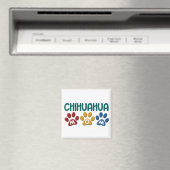 CHIHUAHUA Mama Paw Print 1 Magnet (In Situ (Geschirrspüler))