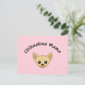Chihuahua mama Postcard Postkarte (Stehend Vorderseite)