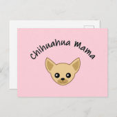 Chihuahua mama Postcard Postkarte (Vorne/Hinten)