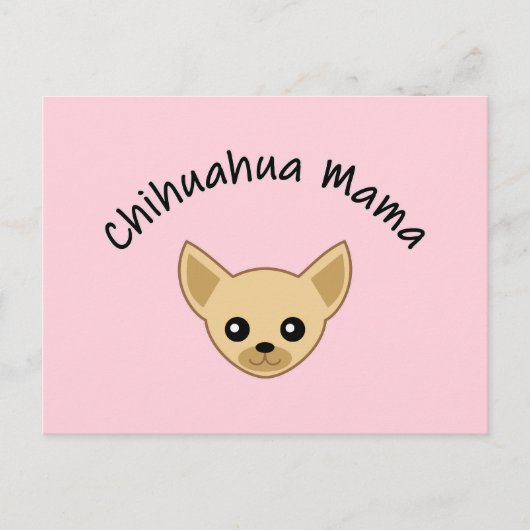 Chihuahua mama Postcard Postkarte (Vorderseite)