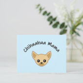 Chihuahua mama Postcard Postkarte (Stehend Vorderseite)