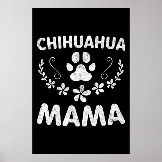 Chihuahua Mama Poster (Vorne)