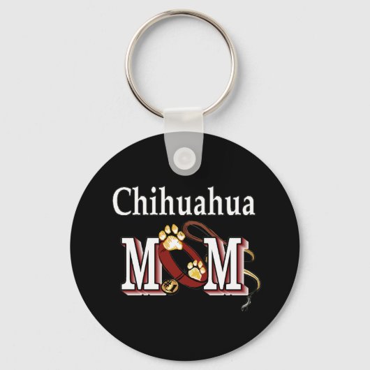 Chihuahua-Mama-Schlüsselanhänger Schlüsselanhänger (Vorderseite)