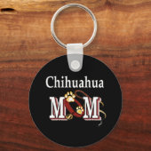 Chihuahua-Mama-Schlüsselanhänger Schlüsselanhänger (Vorderseite)