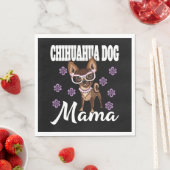 Chihuahua-Mama Serviette (Beispiel)