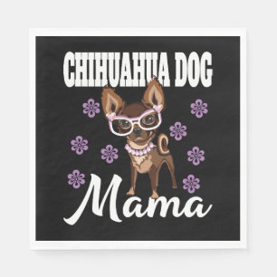 Chihuahua-Mama Serviette
