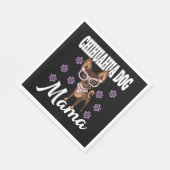 Chihuahua-Mama Serviette (Ecke)