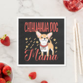 Chihuahua-Mama Serviette (Beispiel)