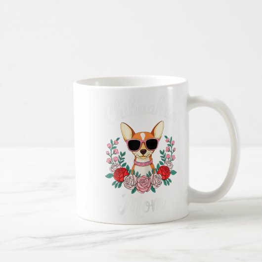 Chihuahua Mama Shirt Frauen Chihuahua Besitzermütt Kaffeetasse (Rechts)
